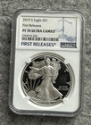 2019-s Proof American Silver Eagle First Releases Ngc Pf70 Ultra Cameo In Box