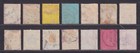 Great Britain Scott 111 126 Used Victoria Jubilee Issue 14 Stamps To Both 1 -