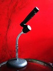 Vintage 1990 s Shure Sm57 Cardioid Dynamic Microphone Lo Z W Shock Mount 545sd 1