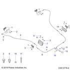 Polaris Front Hood Latch Cable Assembly  Genuine Oem Part 2637333  Qty 1