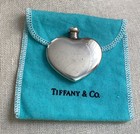 Tiffany   Co Heart Shape Perfume Scent Bottle Sterling Silver Antique 925