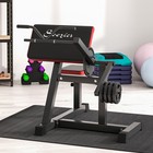 Bicep Preacher Curl Bench With Adjustable Seat And Elbow Cushion