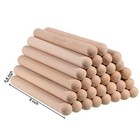 Rhythm Sticks 32pcs 8 Inch Wood Classroom Percussion Instruments Bulk Pack