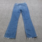 Mother Jeans Womens 26 Blue Denim Cotton Distressed The Hustler Ankle Fray 2