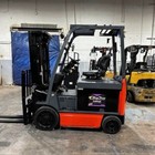 2019 Toyota 8fbchu25 5000lb Used Forklift Triple Mast Sideshift Fork Positioner