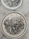 Germany Mini Wall Plates Or Coasters Set Of 5 - Vintage Rare