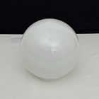 7  White Glass Globe Light Shade 3 75  Fitter Round Vintage