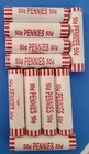 Lincoln Cents pennies 500 Cents 10 Rolls Bank Sealed Unsearched Copper Zinc