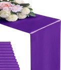 6pack Table Runner 12 X 108 Inches Satin Silk Table Runner For Wedding  Birth   