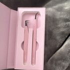 Envylashes Strawberry Milk Tweezerduo Pink Tweezers Textured Grip