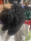 Black Mongolian Ugg  Boots Size 6