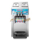 One 3 Flavor Commercial Frozen Ice Cream Cones Machine Soft Ice Cream Machine