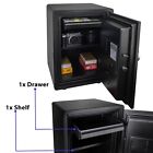 Biometric Firearm Lock Gun Cabinet Safe Fast Acccess Home Office Securty Protect