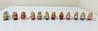 Russian Matryoshka Dolls Wooden Hand Painted 2  Key Chain Set Of 12