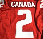 Nwt-men-xl Canada   2 Team Canada Red 3rd Licensed Iihf Nike Hockey Jersey