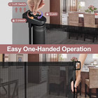 Retractable Baby Gate hdj 120 In  Wide X 34 In  Tall Baby Safety Gate For Stairs