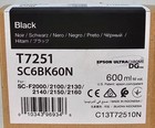 Genuine Epson Dg Black Ink 600ml - Sc-f2000 2100 2130 2140 2150 2160 Printer