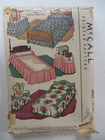 Rare Vintage 1940 s Mccall 1043 Bedspread   Dressing Table Skirt Sewing Pattern