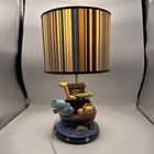 Kids Line Noahs Ark  Nursery Table Lamp  With Shade With The Look Of Handcrafted