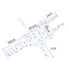 Foldable Newborn Non-slip Bath Mat Baby Tubs Cross-shaped Bathtub Seat