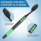 50 Pcs Individually Wrapped Bulk Toothbrush Pack  Disposable Soft Bristle For   