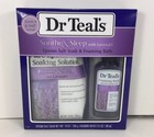 Dr Teal s Epsom Salt Soak Foaming Bath Body Foot Sleep Relief Lavender Gift Set