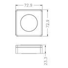 Pactrade Marine  Rv Led High Power Ceiling Square Light Surface And Flush Mount