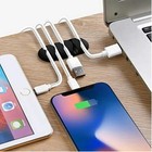 10 Pcs Cable Clip Grip Desk Wall Organizer Wire Cord Type Usb Charger Holder Us