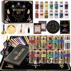 Witchcraft Supplies Kit 63pcs - Wiccan Tools  Herbs  Crystals  Spell Candles  St
