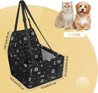 Dog Car Seat Foldable Dog Car Booster Seat Waterproof Breathable