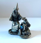 Tudor Mint Myth   Magic The Wizard s Best Friend Pewter Dragon Figurine  3133