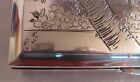 Vintage Japanese Sterling Silver Jewelry Box Circa 1940 Signed