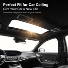Multiple Size Black Suede Headliner Fabric With Adhesive Based   Roller Replace
