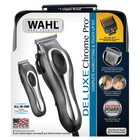 Wahl Deluxe Chrome Pro Complete Men s Haircut Kit With Finishing Trimmer  