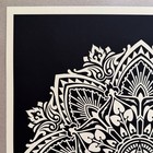Shepard Fairey Signed Numbered Mandala Ornament 2 Black Art Print Poster Obey