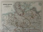 1897 German Empire  west  Original Antique Map By A   C Black