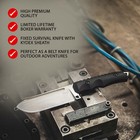 Boker Plus   Hermod 2 0 Fixed Knife 4 17  D2 Blade G10 Handle Full Tang - 02bo053