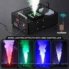 Smoke Fog Machine 1800w 24led Party Lights Dj Stage Fogger Effect Rgb Remote Us