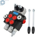 2 Spool 11gpm 3600 Psi Hydraulic Directional Control Valve Double Acting  bspp 
