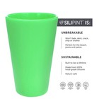 Silipint  Pint Glasses 16oz  2 Pack - Glow-in-the-dark Green