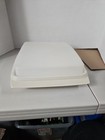 Vintage Beige Tupperware Deviled Egg Keeper 723-2 Egg Trays White 