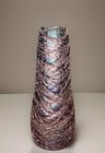 Rare Art Nouveau Kralic Threaded Vase Amethyst Purple Iridescent 1890-1920 12   t