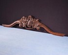 36  Vintage French Louis Xv  Crest pediment crown In Solid Oak Wood Salvage