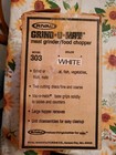 Rival Grind-o-mat 303 Vintage Meat Grinder Food Chopper Grind-o-matic White Ec