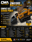 2025 Cma Track Loader 25 Hp Mini Skid Steer Diesel Kubota Upgraded warranty 