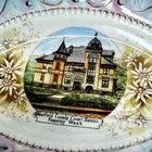 Pomeroy Wa Washington Antique Garfield Court House Souvenir Trinket Dish Ashtray