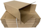 Shipping Corrugated Cardboard Side Loading Shoe Box 14  X 8  X 5 