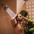 5 Spray Settings Filtered Shower Head With High Pressure   Water Softener