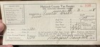 1928   1929 Tax Receipts Sneedville  Tn Hancock County  Tennessee