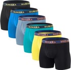6-pack Boxer Shorts Mens Underwear Bamboo Boxers No Ride Up Boxer Briefs M-3xl